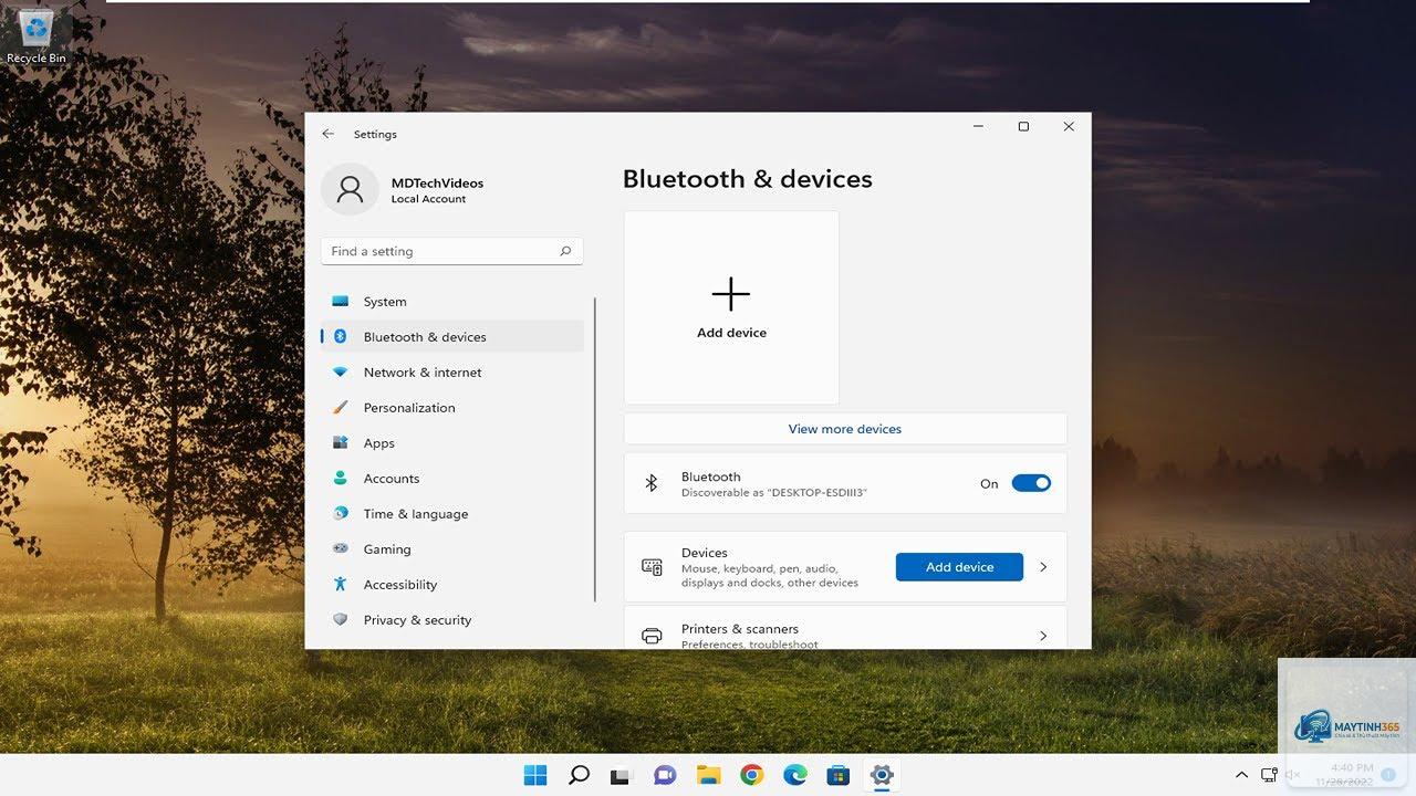 cách bật bàn phím cảm ứng windows 11 - Hình 1