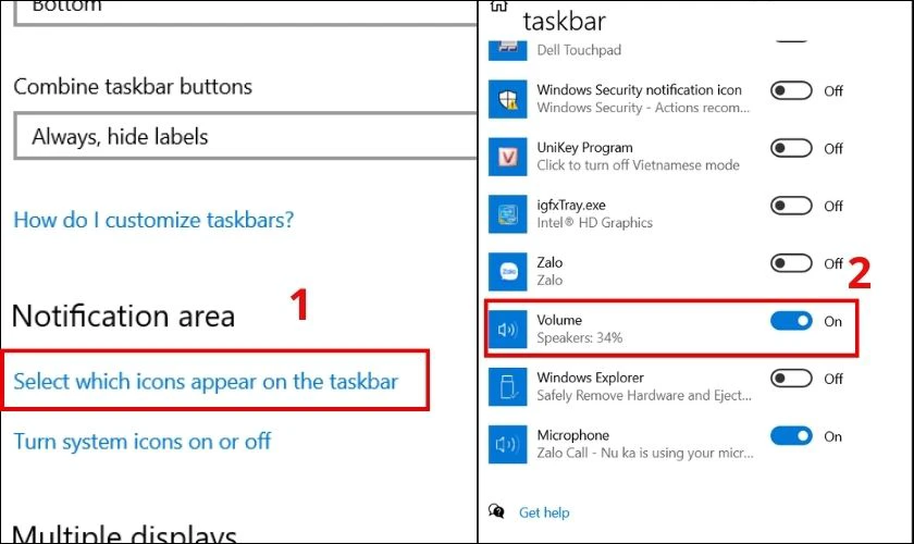 cách bật biểu tượng âm lượng trên taskbar - Hình 3