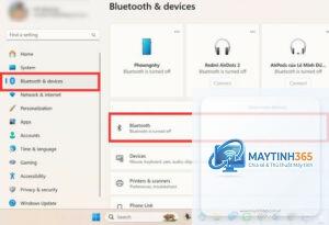 cách bật bluetooth windows 11