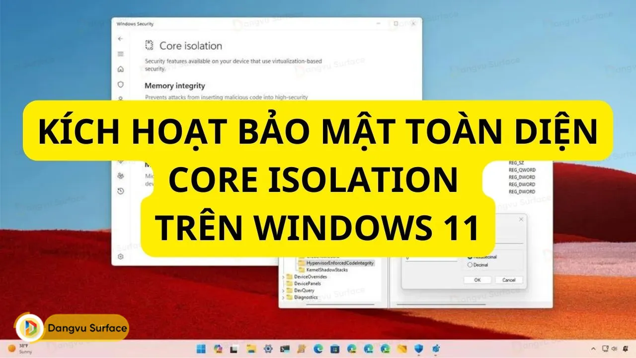 cách bật core isolation - Hình 3