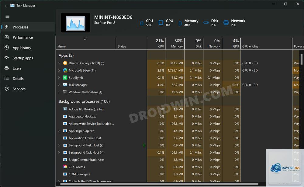 cách bật dark mode task manager - Hình 4