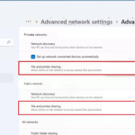 cách bật file sharing windows 11