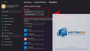cách bật gaming mode windows 11