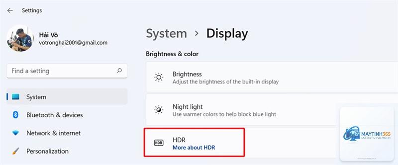cách bật hdr windows 11 - Hình 5