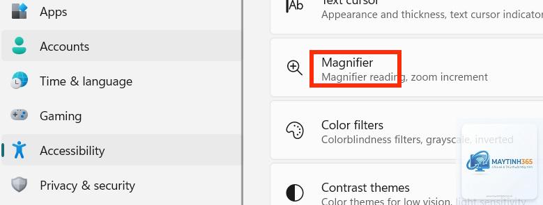 cách bật magnifier windows 11 - Hình 5