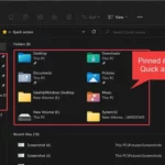 cách bật quick access
