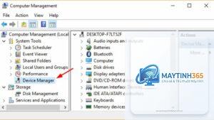 cách bật thiết bị trong device manager