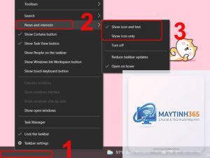 cách bật thông báo taskbar