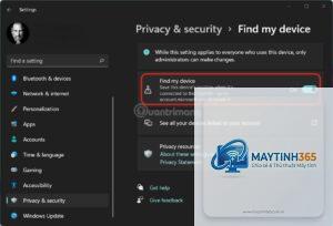 cách bật vị trí windows 11
