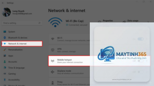 cách bật wifi windows 11