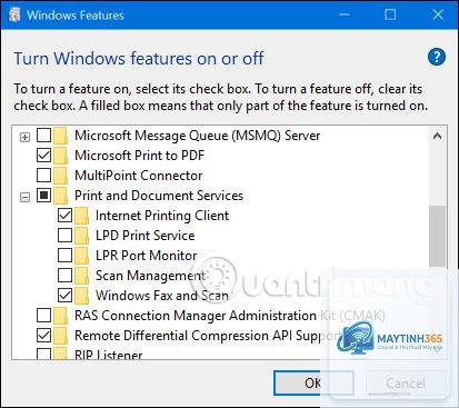 cách bật windows features - Hình 4