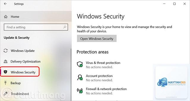 cách bật windows security - Hình 2