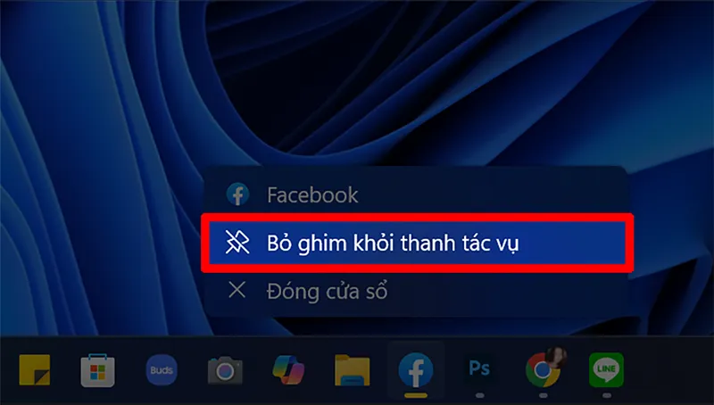 cách bỏ ghim ứng dụng khỏi taskbar - Hình 3