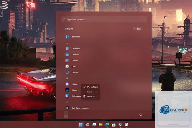 cách cá nhân hóa apps settings windows 11 - Hình 4