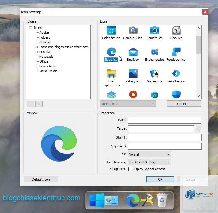 cách cá nhân hóa biểu tượng taskbar