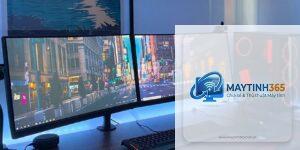 cách cá nhân hóa desktop background nhiều màn hình
