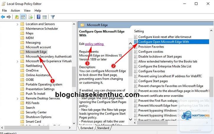 cách cá nhân hóa edge bằng group policy - Hình 4