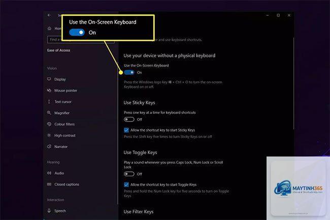 cách cá nhân hóa keyboard settings