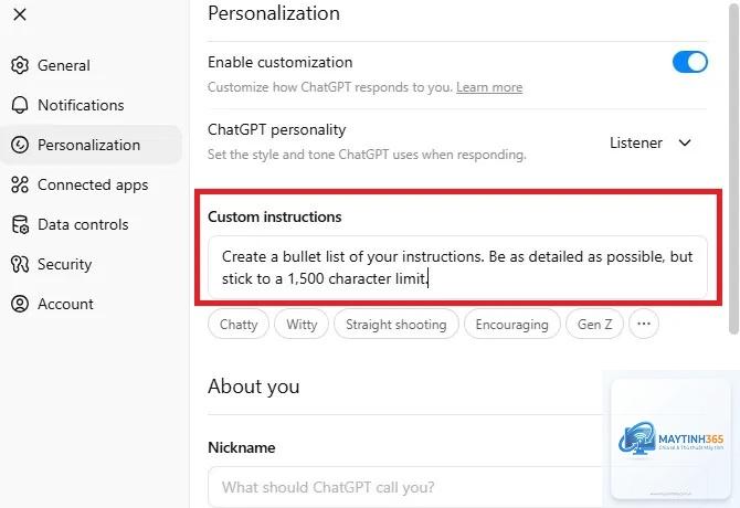 cách cá nhân hóa login settings