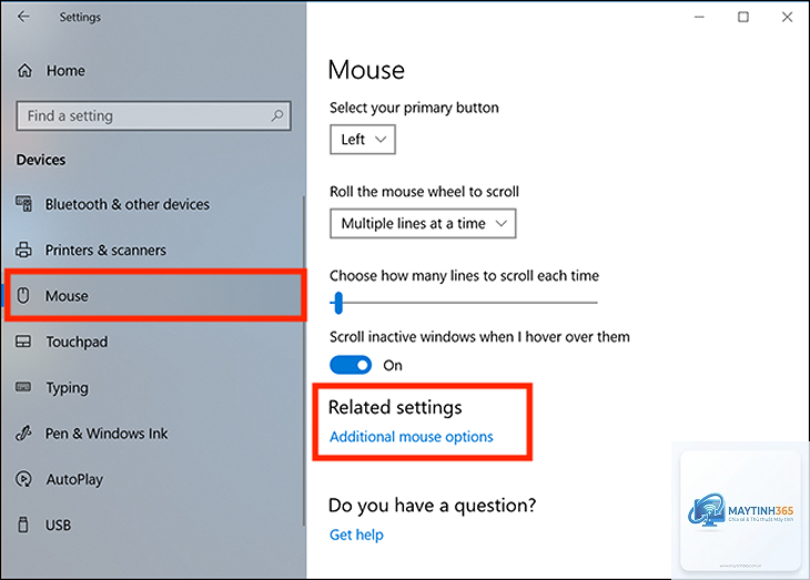 cách cá nhân hóa mouse settings