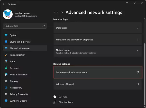 cách cá nhân hóa network settings windows 11 - Hình 5
