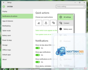 cách cá nhân hóa notification center