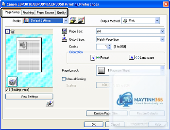 cách cá nhân hóa printer settings - Hình 4