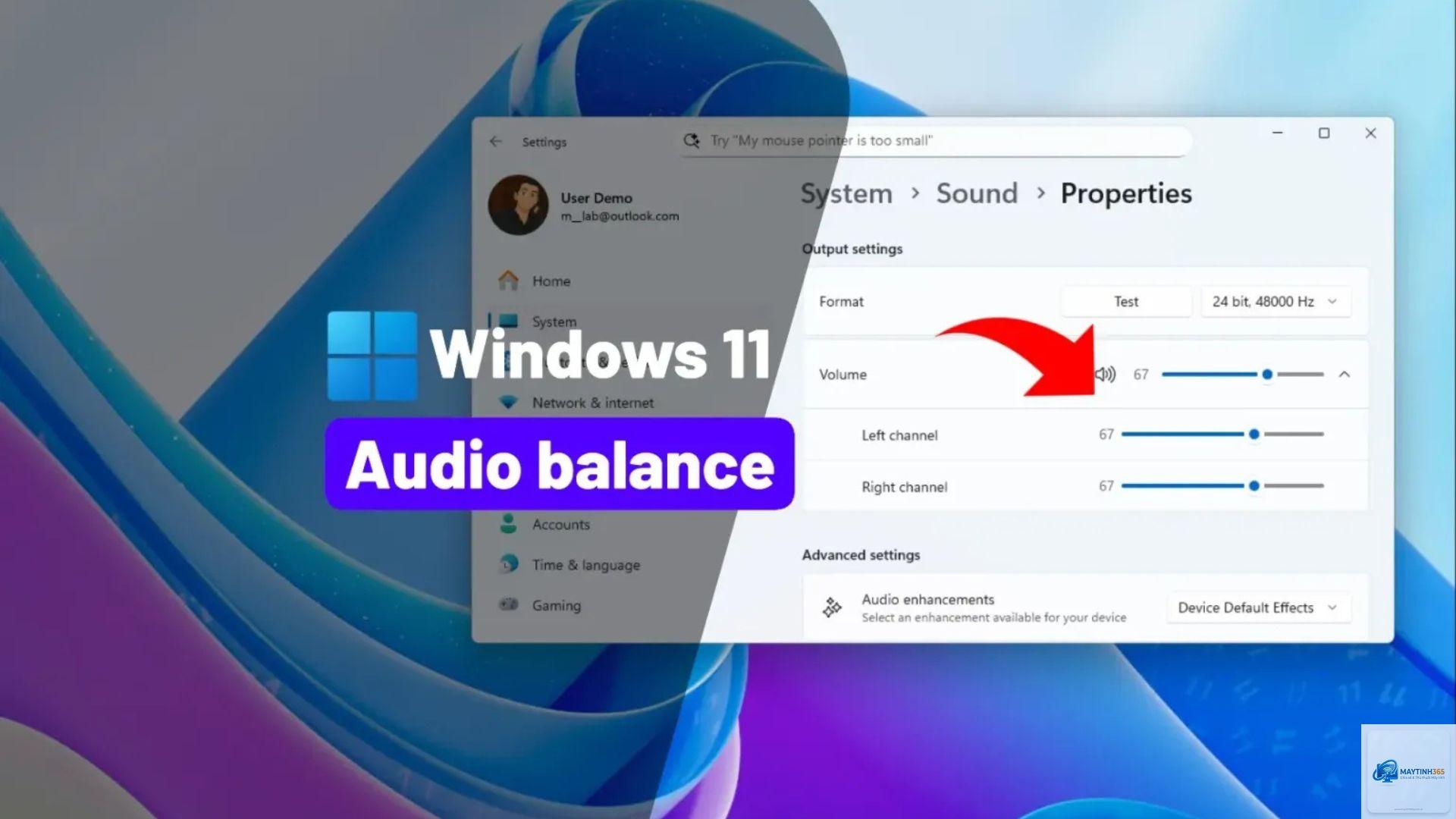 cách cá nhân hóa sound settings windows 11 - Hình 5