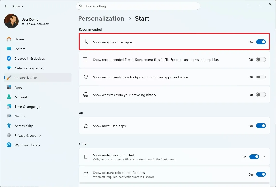 cách cá nhân hóa start menu windows 11 - Hình 3