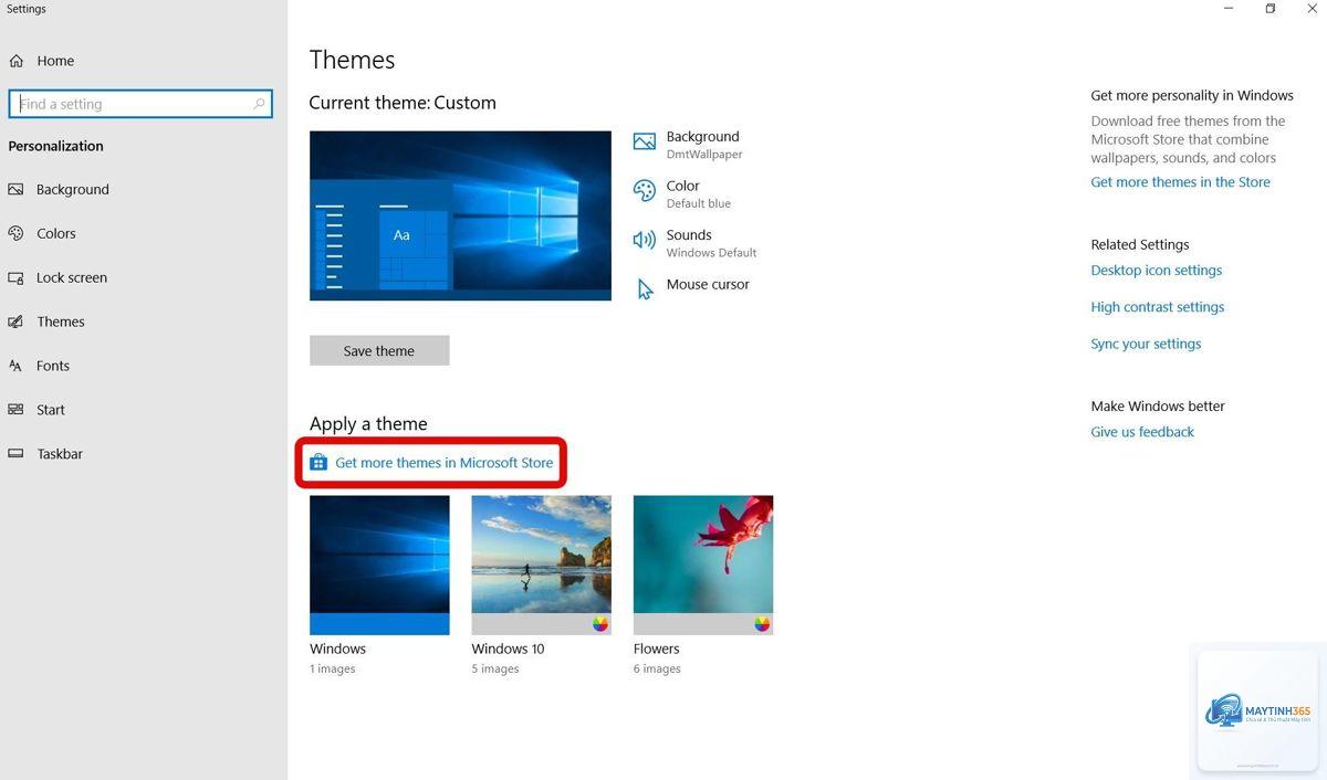 cách cá nhân hóa store settings - Hình 1