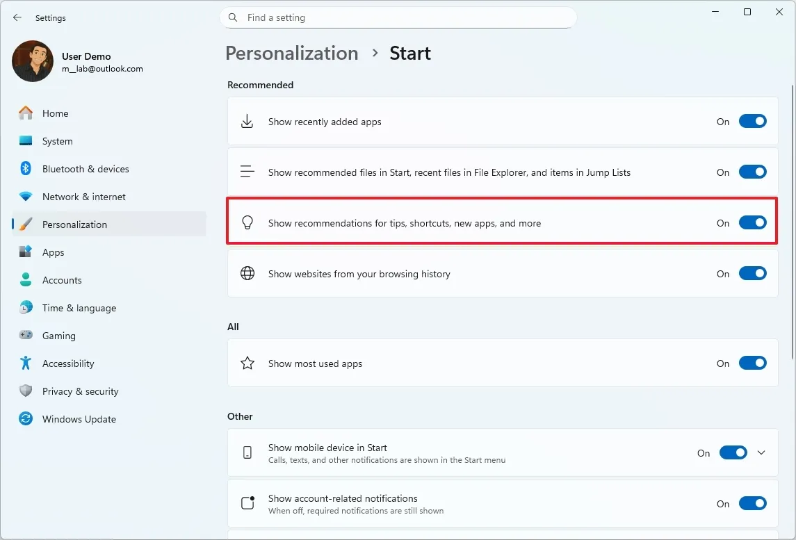 cách cá nhân hóa thư mục start menu - Hình 4
