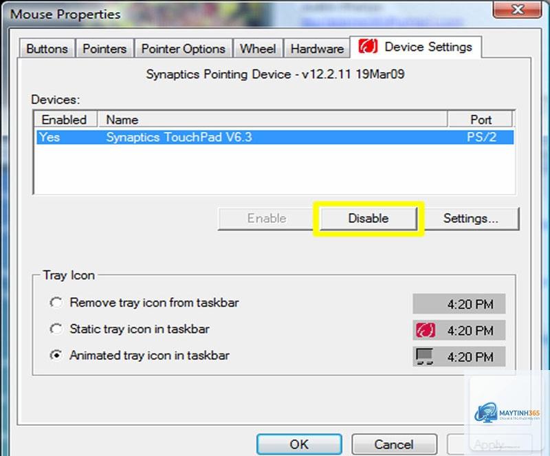 cách cá nhân hóa touchpad settings - Hình 4
