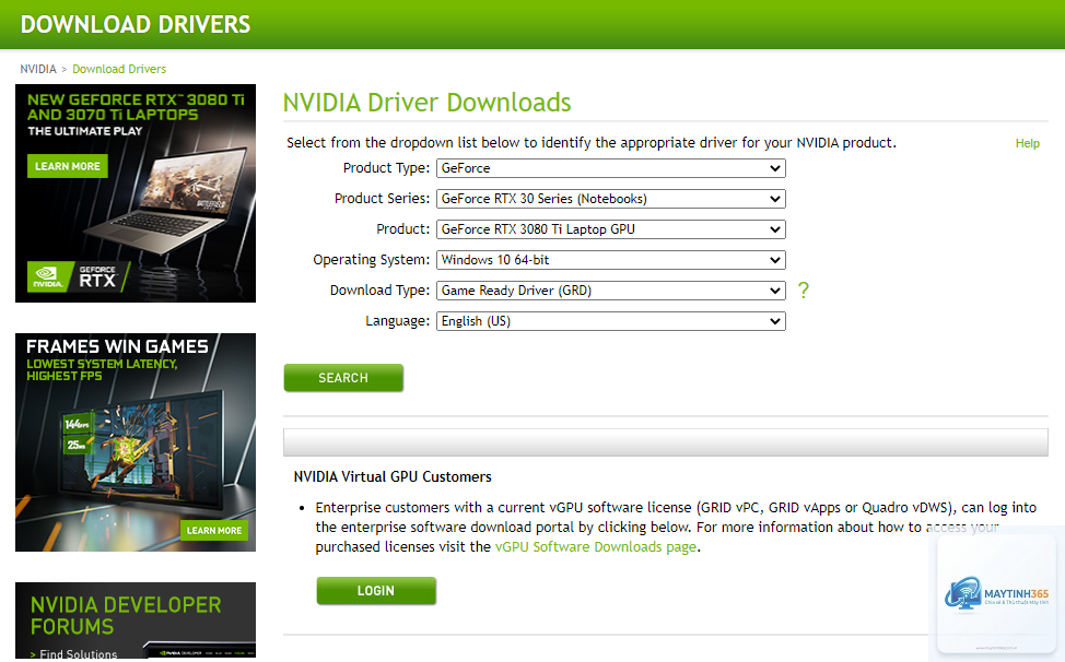 cách cài driver card màn hình