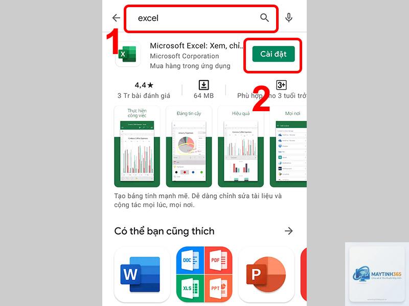 cách cài excel - Hình 1