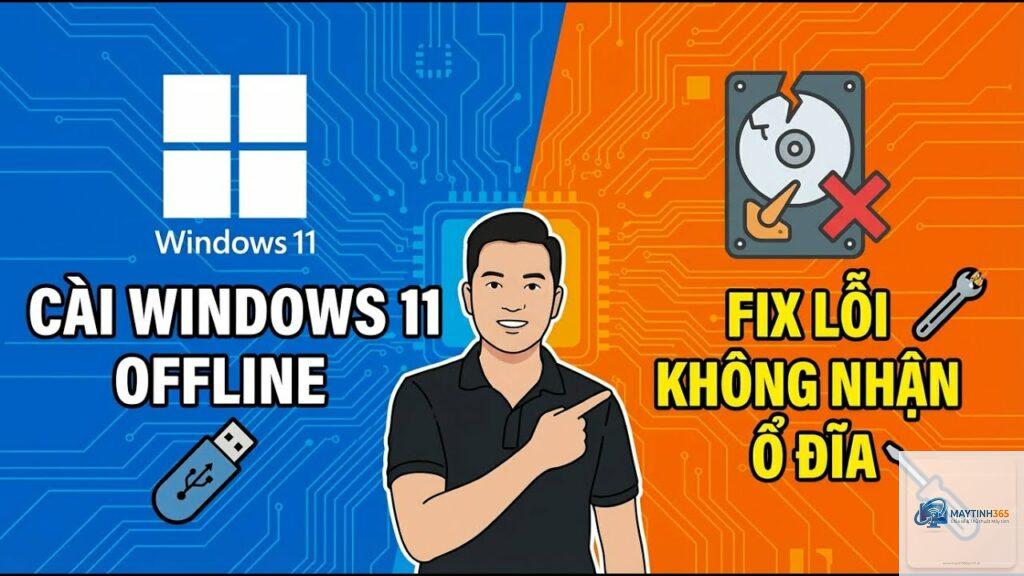 cách cài windows 11 offline