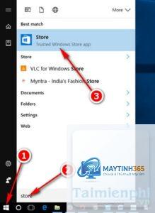 cách cập nhật ứng dụng microsoft store