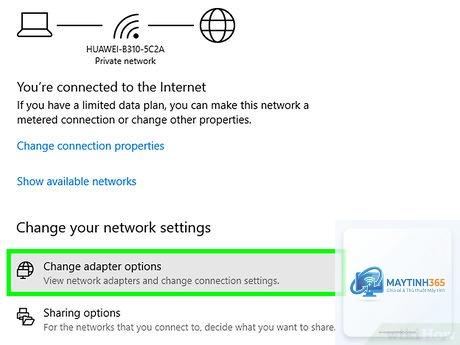 cách cấu hình adapter settings - Hình 4