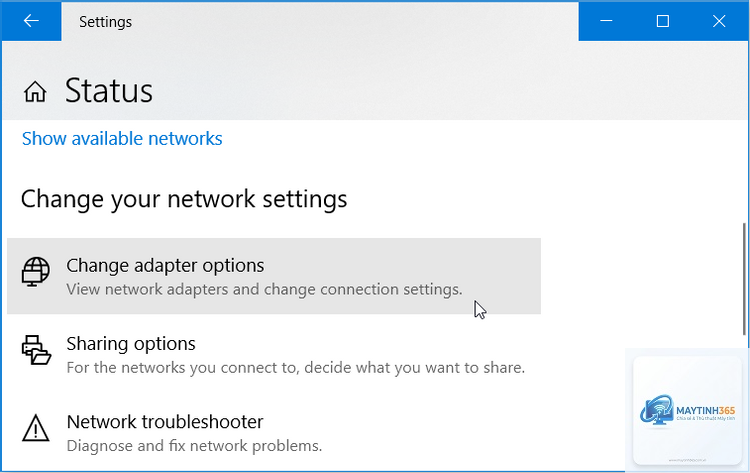 cách cấu hình adapter settings - Hình 5