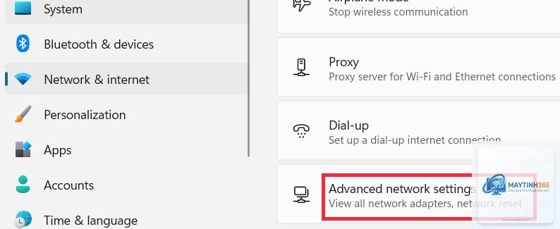 cách cấu hình adapter settings