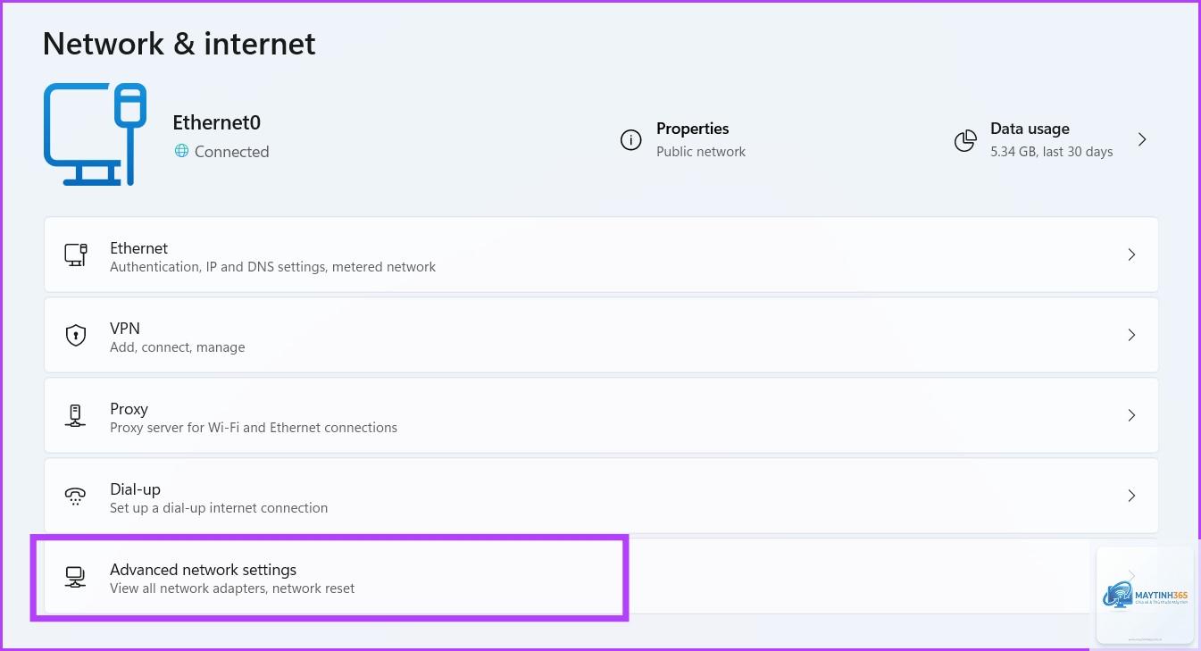 cách cấu hình advanced network settings - Hình 3