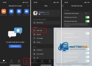 cách cấu hình camera cho zoom