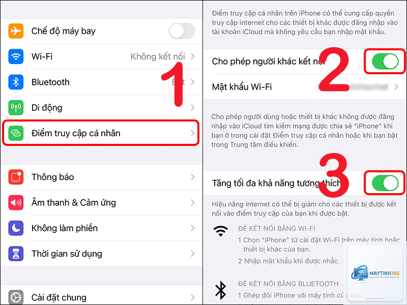 cách cấu hình chia sẻ mạng