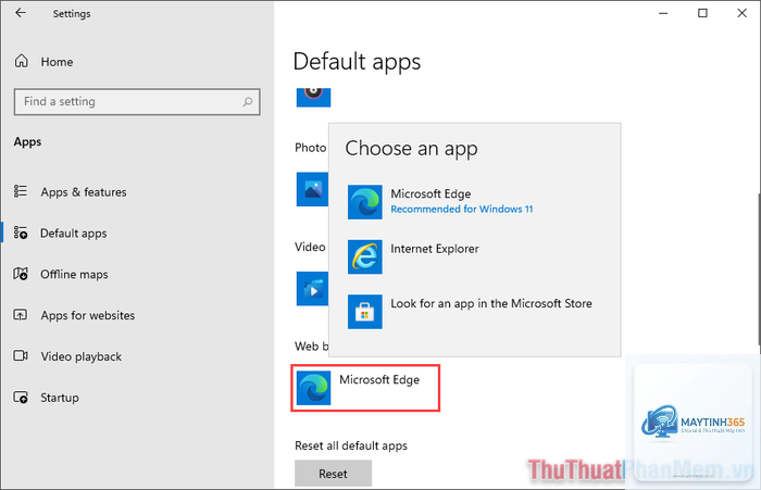 cách cấu hình default apps - Hình 4