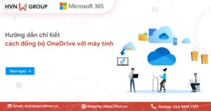 cách cấu hình đồng bộ onedrive