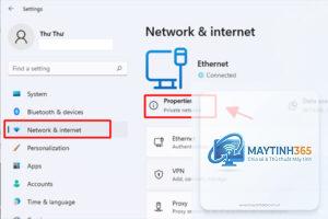 cách cấu hình ethernet windows 11