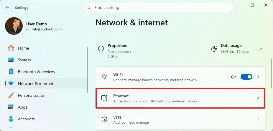 cách cấu hình ethernet windows 11 - Hình 4