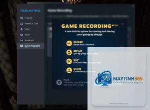 cách cấu hình game recording