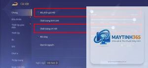 cách cấu hình game settings