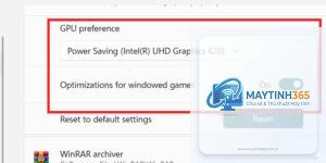cách cấu hình gpu preference