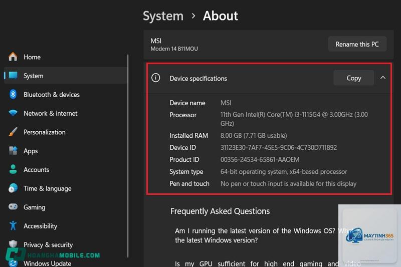 cách cấu hình input settings - Hình 4